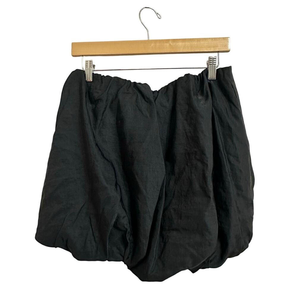 Zara women's‎ black balloon mini skirt size Medium - Picture 5 of 5
